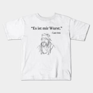 Lao tzu speaking german Kids T-Shirt